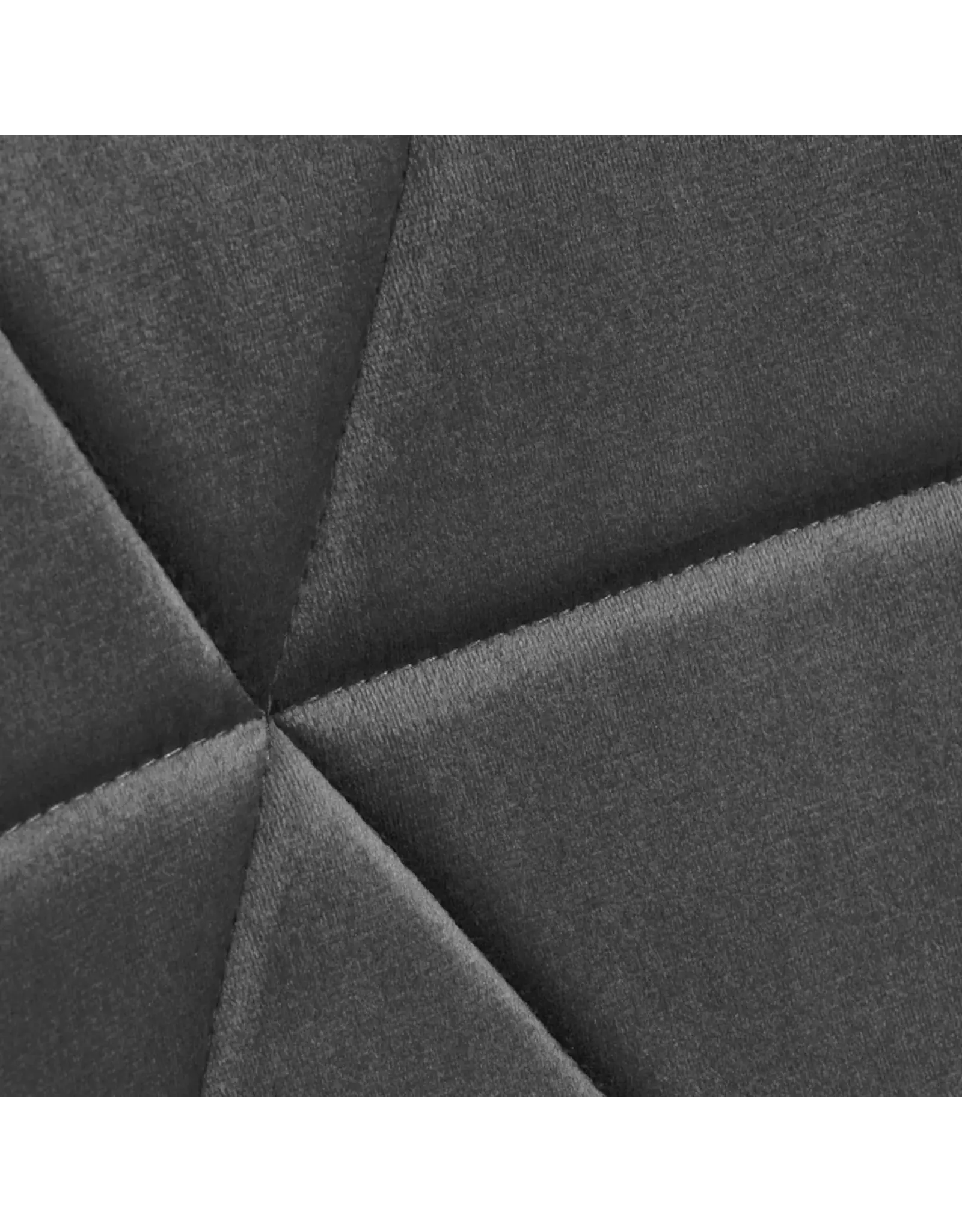 Mega Beauty Shop® Stoel LUX Grijs Fluweel