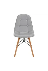 Mega Beauty Shop® Stoel LUX Grijs Eco-leer