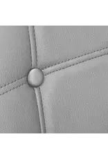 Mega Beauty Shop® Stoel LUX Grijs Eco-leer