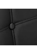 Mega Beauty Shop® Stoel LUX Zwart Eco-leer