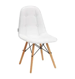 Mega Beauty Shop® Stoel LUX Wit Eco-leer