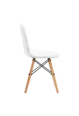 Mega Beauty Shop® Stoel LUX Wit Eco-leer