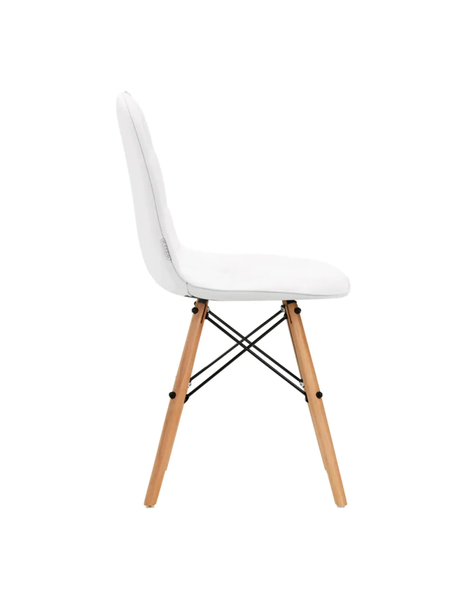 Mega Beauty Shop® Stoel LUX Wit Eco-leer