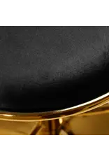 Mega Beauty Shop® Barkruk LUX Zwart fluweel