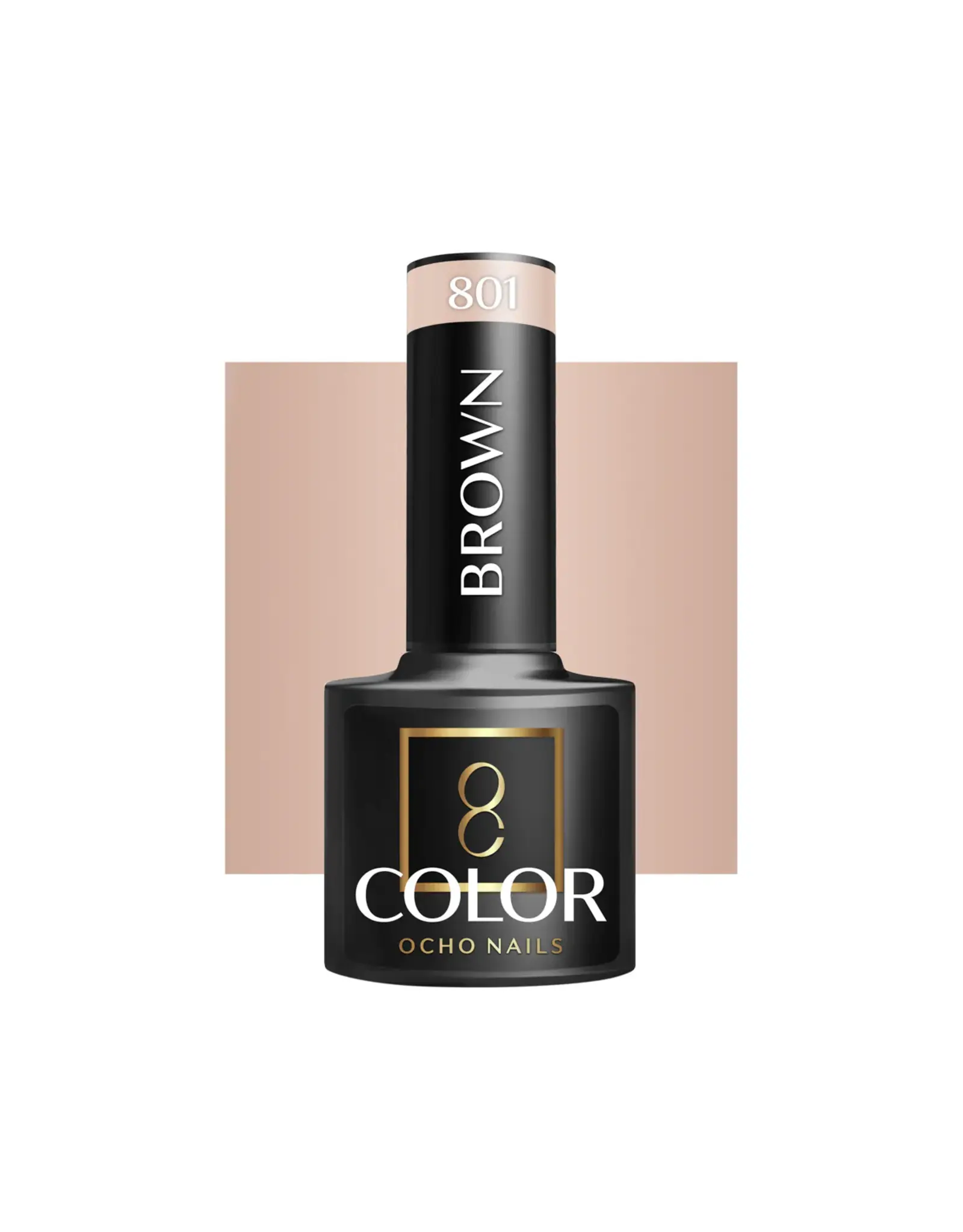 Mega Beauty Shop® Gel polish 5ml. Brown 801 TPO -free