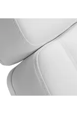 Mega Beauty Shop® Elektrische  behandelstoel Lux 3m wit met verwarming