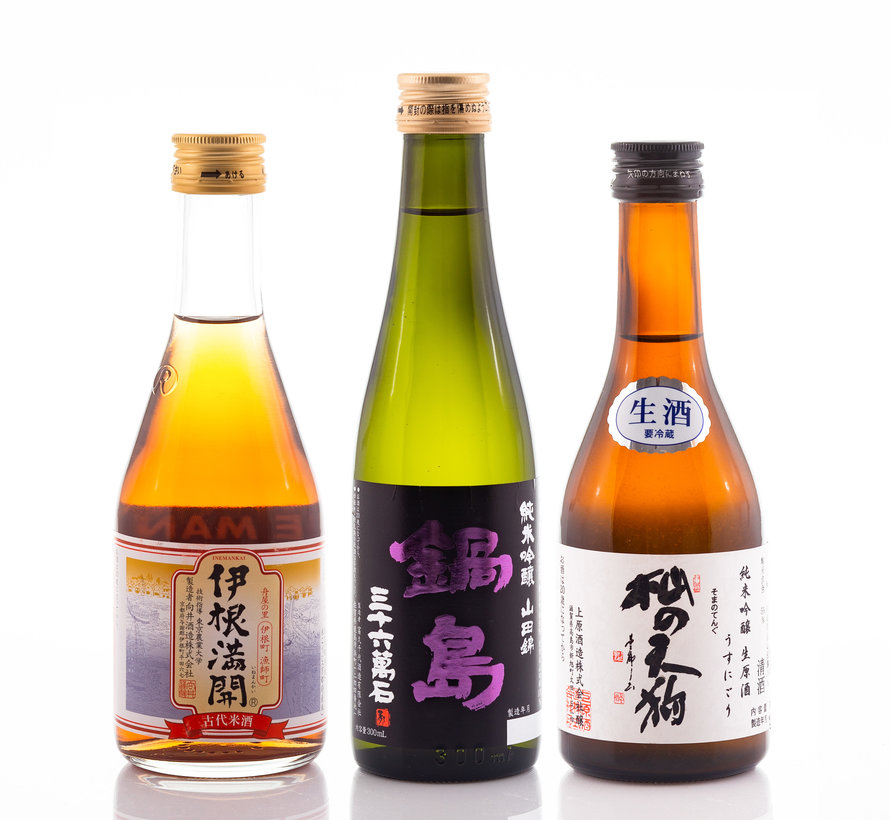 Sake tasting 3x 300ml