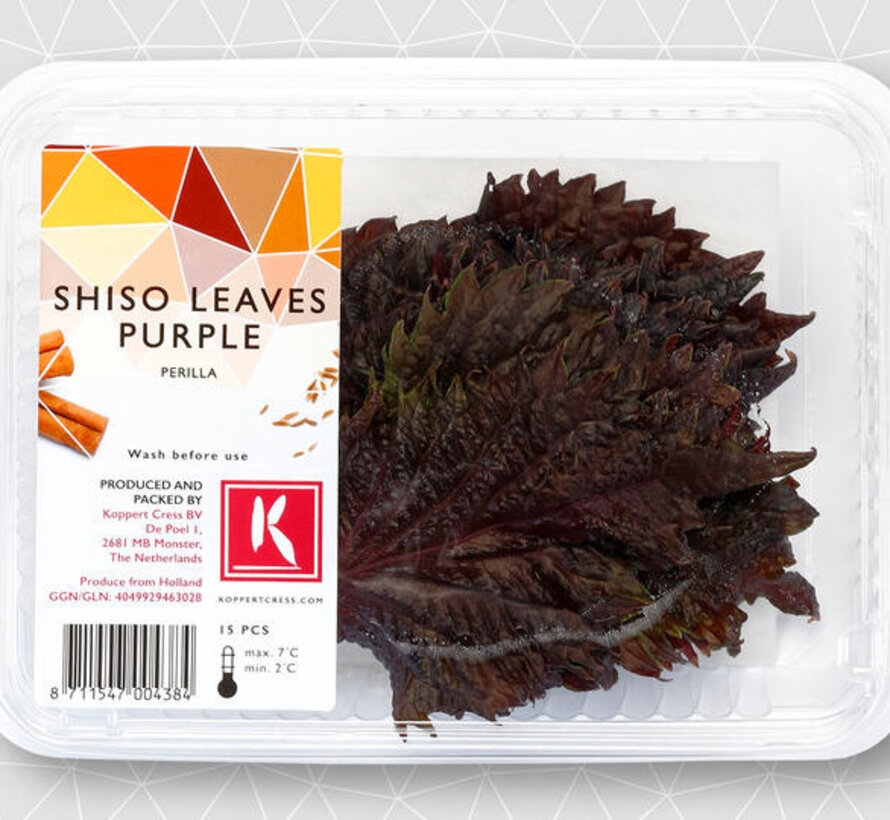 Shiso Leaves Purple  15 pcs