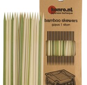Flat bamboo skewer 50pcs 18cm