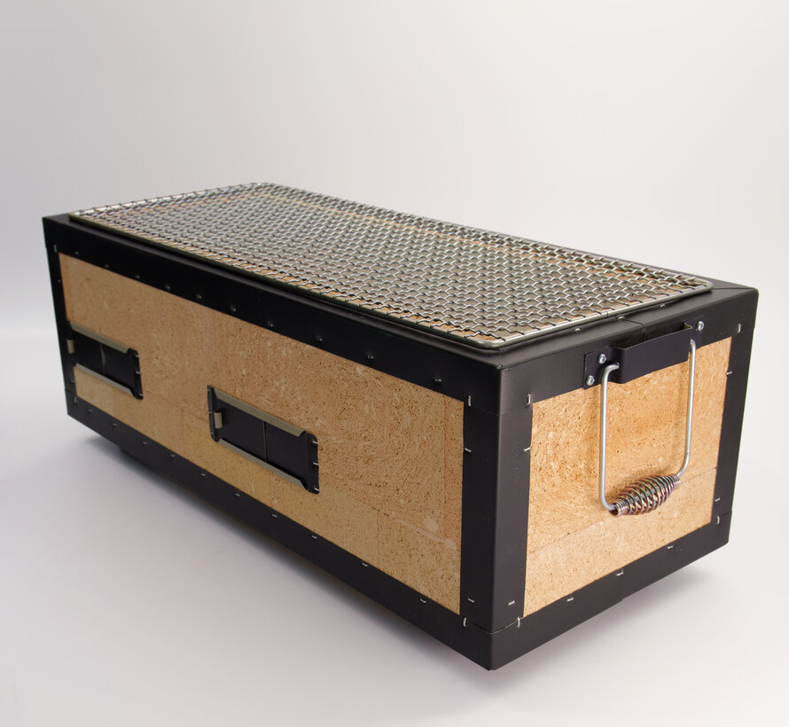 Konro Grill Diatomite 54x23x20cmh B-10