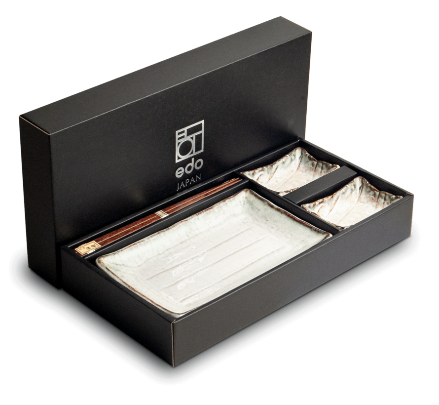 Sushi servies cadeauset - licht