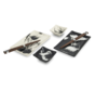 Sushi tableware gift set - black and white