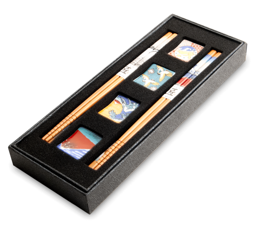 Chopstick tableware gift set - Japanese art