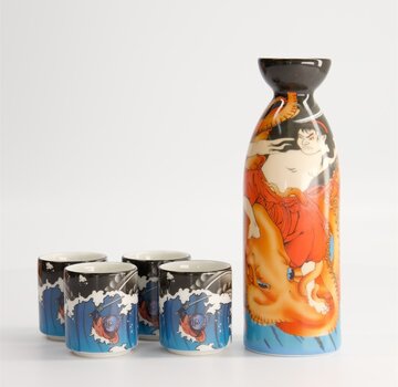 Tokio Design Sake tableware gift set - octopus