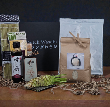 Dutch Wasabi Sushi DIY cadeauset - deluxe met verse wasabi