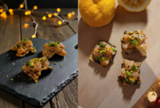 Recept: noriten met zalmtartaar - amuse