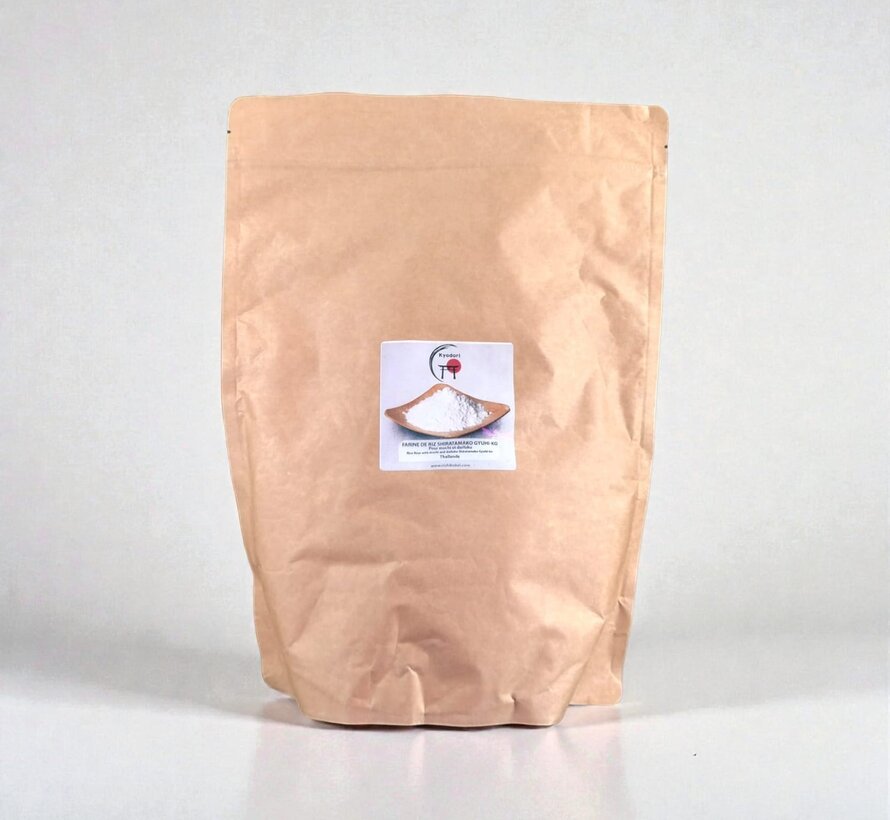 Premium kleefrijstbloem voor mochi en dango (shiratamako) - 1 kg