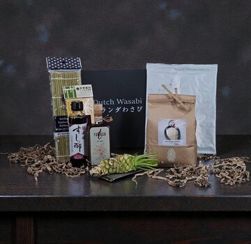 Dutch Wasabi Sushi DIY cadeauset - deluxe met verse wasabi