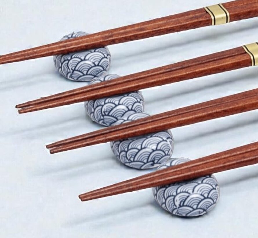 Chopstick tableware gift set - Seigaiha