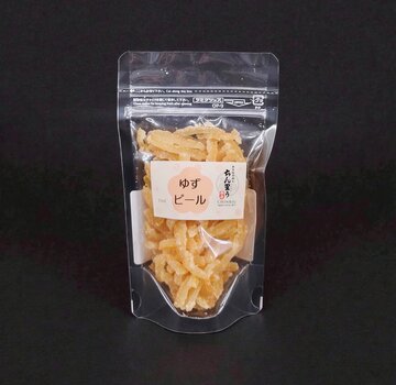 Chinriu Honten Gekonfijte yuzu-schil - 50 gram