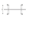 Glimakra LimbusFloor Glass Scheidingswand Met Glazen Schrijfbord Glimakra LimbusFloor Glass Scheidingswand Met Glazen Schrijfbord