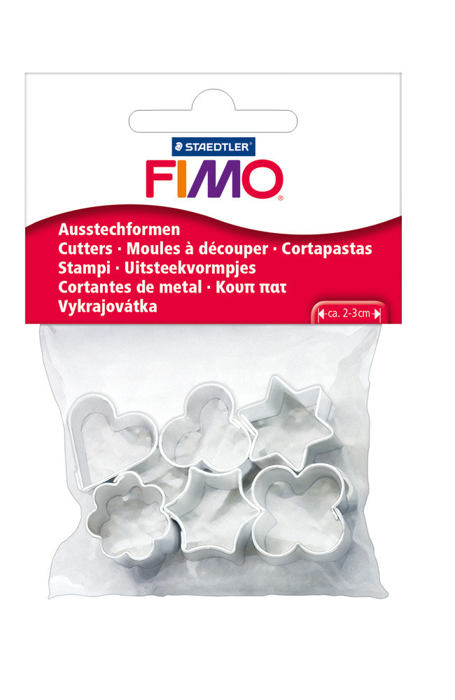 Fimo uitsteekvormen metaal