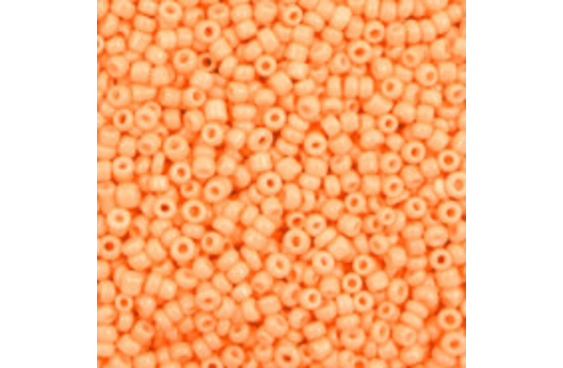 Glaskralen Rocailles 2mm Coral Orange