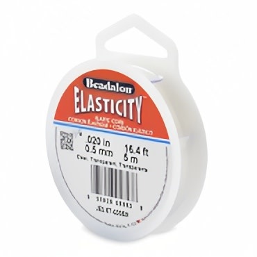 Beadalon Elastisch nylon 0.5mm 5 meter clear