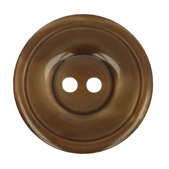 Bottoni Italiani knoop - 12,5mm bruin