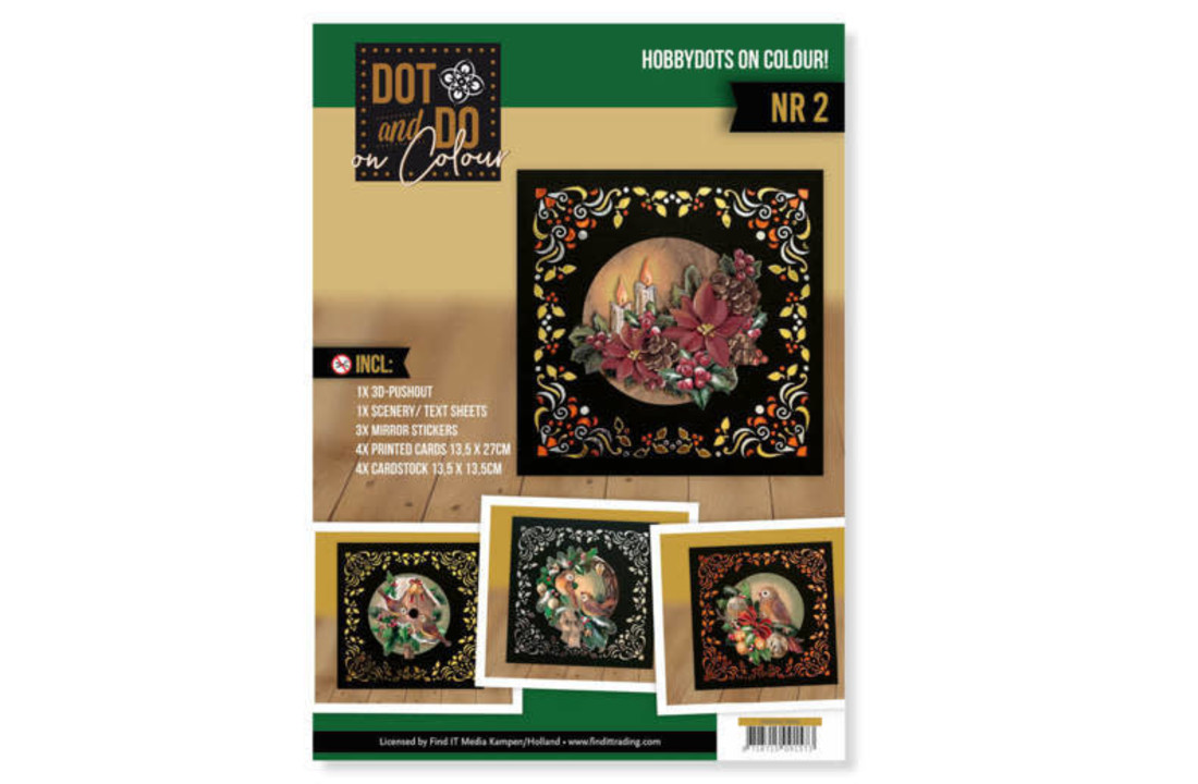 Dot and Do on colour 2 Christmas Bird