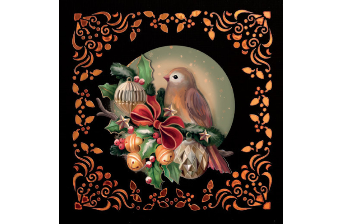Dot and Do on colour 2 Christmas Bird