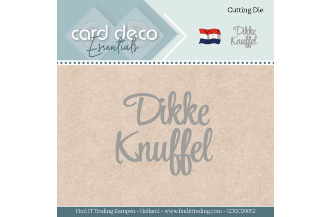 Card Deco Essentials - Dies - Dikke Knuffel