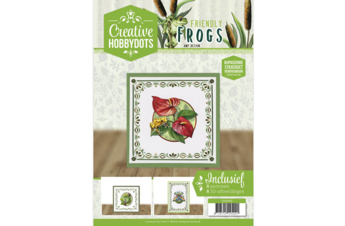Creative Hobbydots 10 - Amy Design - Friendly Frogs