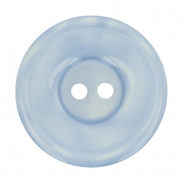 Bottoni Italiani knoop - 12,5mm Licht blauw