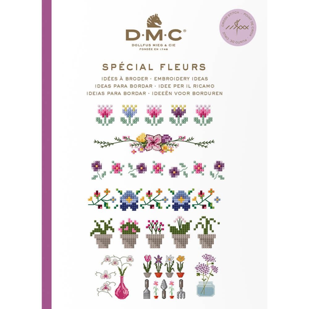 DMC Boek Ideeën om te borduren Bloemen