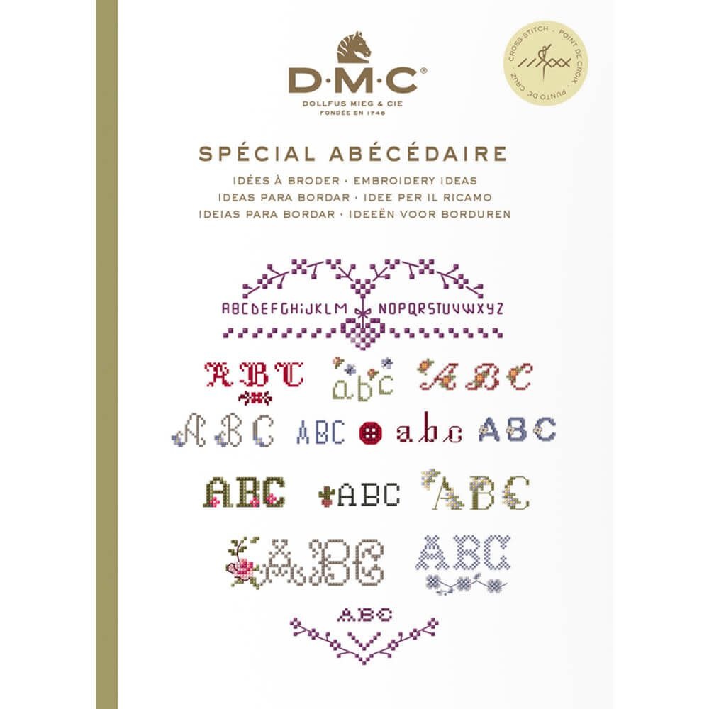 DMC Boek Ideeën om te borduren Alfabet