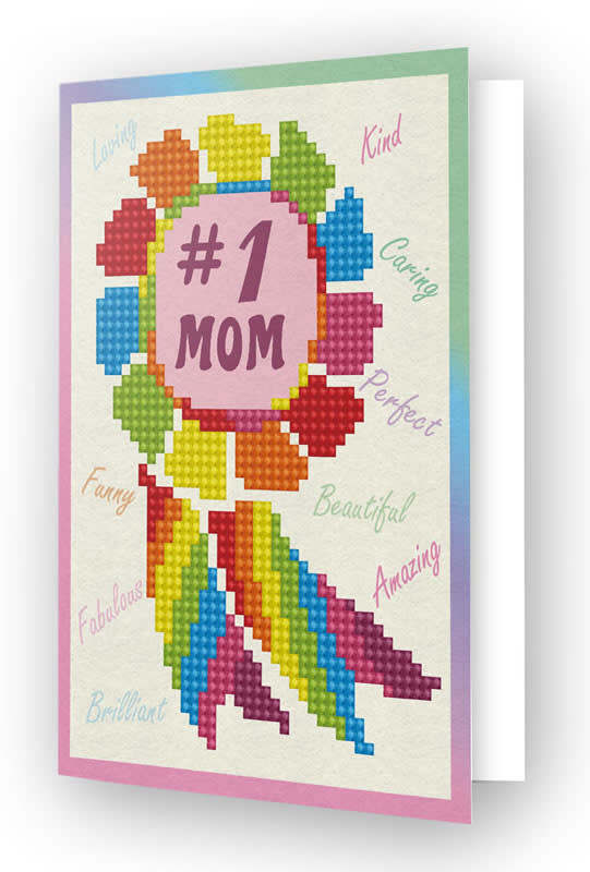 Diamond Dotz Greeting Number 1 mom