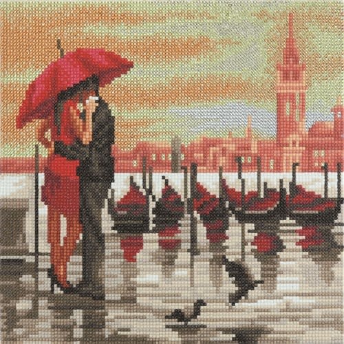 Crystal Art Kit Meet me in Venice 30 x 30cm