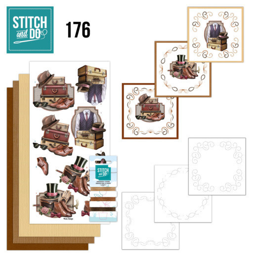Amy Design Stitch and Do 176 - Classic Men's Collection - Gentleman