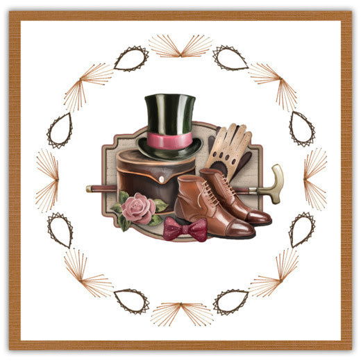 Amy Design Stitch and Do 176 - Classic Men's Collection - Gentleman