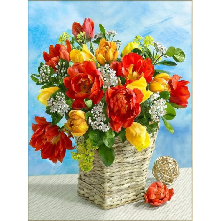 Diamond Painting Kit Dutch Bouquet 40 x 30cm