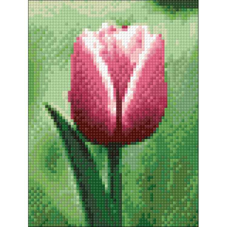 Diamond Painting Kit Tulp 15 x 20cm