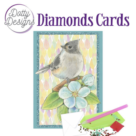 Dotty Design Diamond Cards - Birds on a Branch