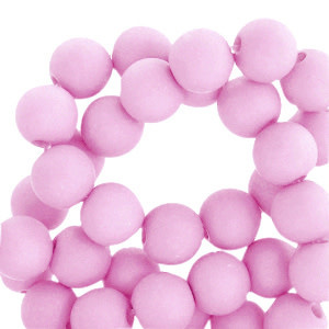 Acryl kralen Pretty Pink 6mm