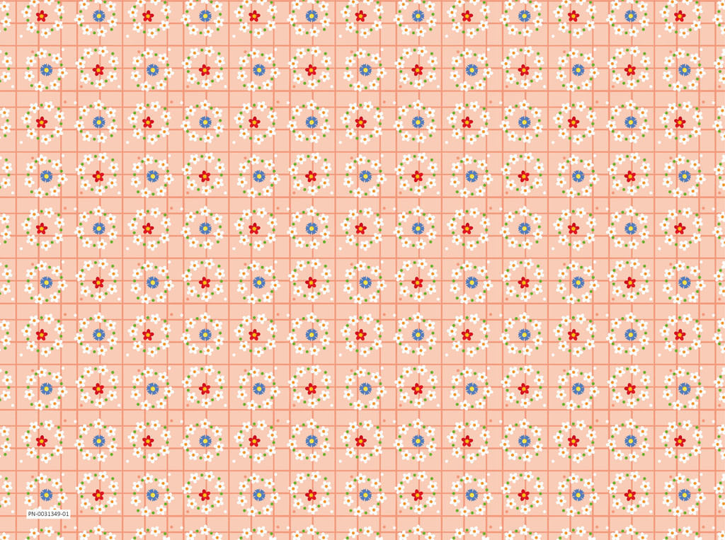 Dress your Doll - Making Couture Fabric set Kit Floral Squares