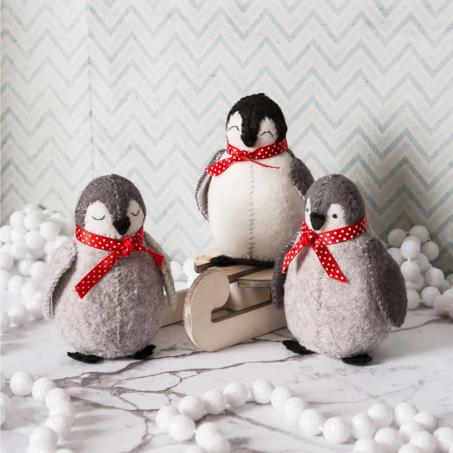 Corinne Lapierre Limited Wolvilt pakket Baby Penguins