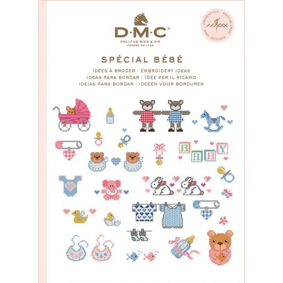 DMC Boek Ideeën om te borduren Baby
