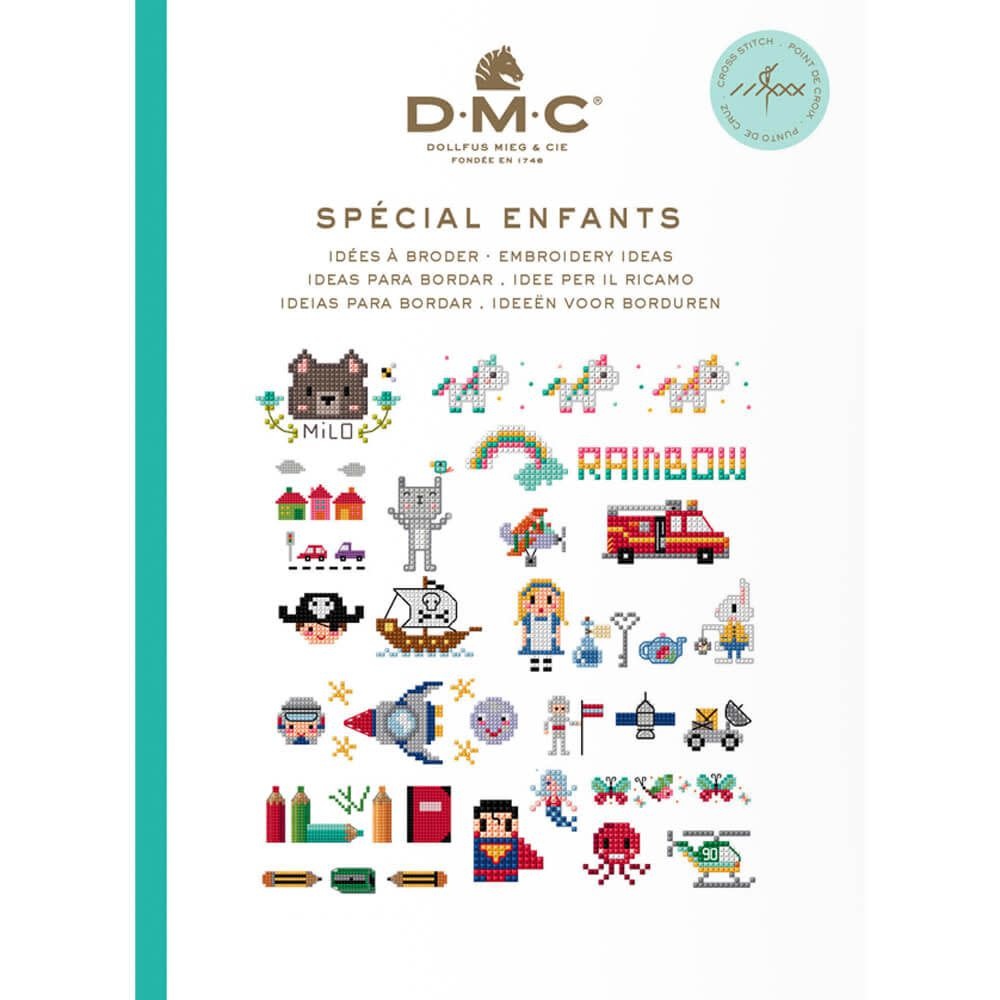 DMC Boek Ideeën om te borduren Kinderen