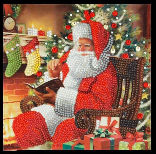 Crystal Card Kit Santa's Wish 18 x 18cm