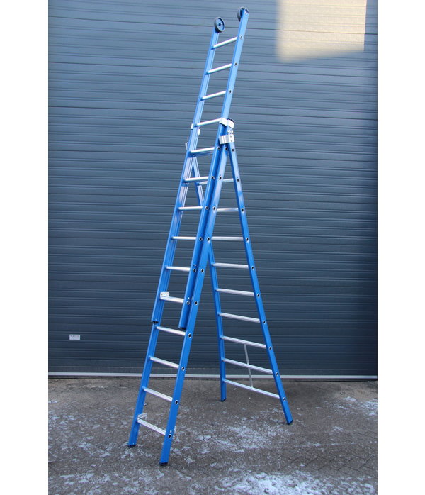 Premium ladder 3 x 14 sporten geen A-stand